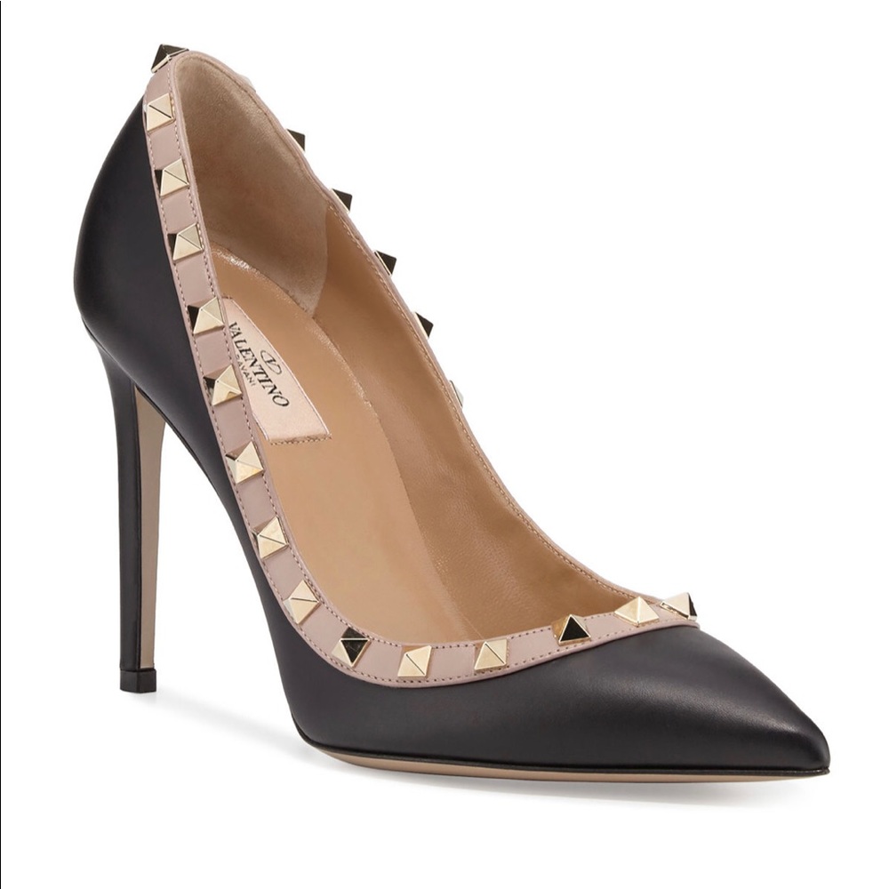 Rockstud Leather 100mm Pump